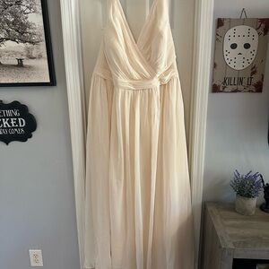 Azazie Kora Dress size A28 color White Alabaster Never worn